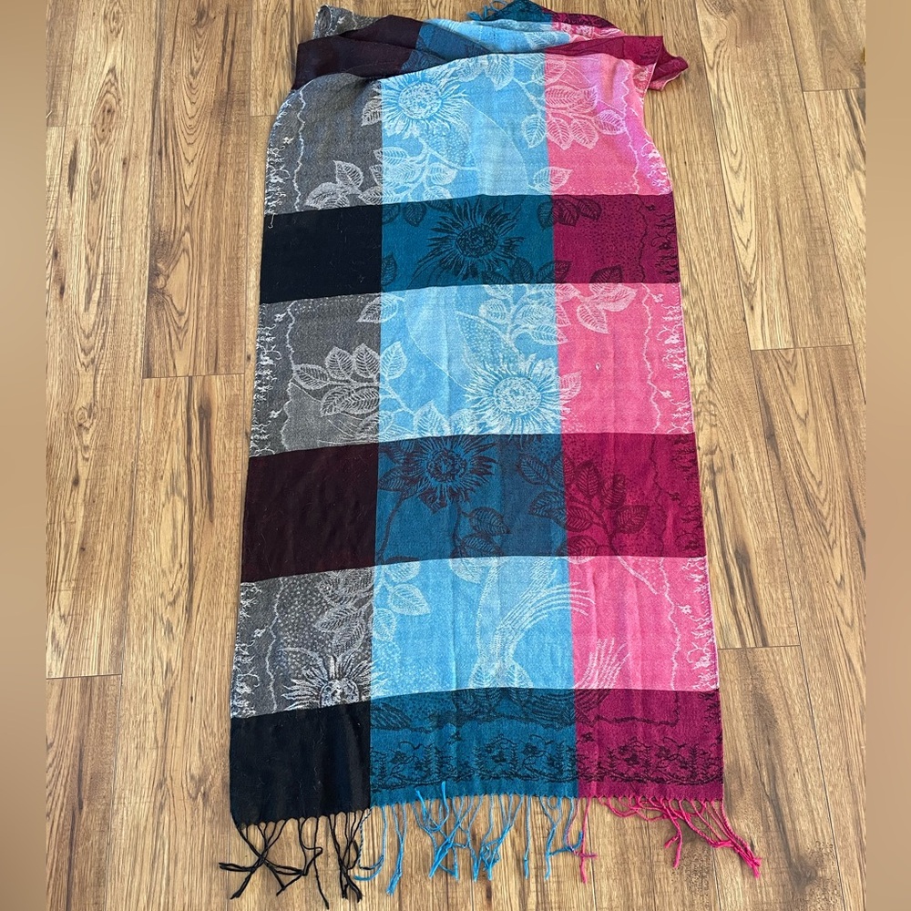 Colorful Patchwork Pashmina